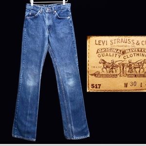 80’s Vintage Levi’s orange tab 517